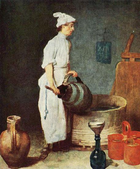 Jean Simeon Chardin Der Abwaschbursche in der Kneipe oil painting image